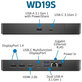Докинг станция (USB-C) и 130W адаптер за Dell WD19S K20A001, Refurbished