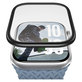 Закалено стъкло UWF METALLIC за Apple Watch 11/10 42 mm, Черно, PanzerGlass