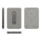 Безжичен PowerBank 5000 mAh, с въртяща се стойка 20 W, съвместим с MagSafe, Qi2/USB-C, Титан, empower