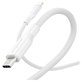 USB-C кабел, 60 W, Racing, 1,2 m, сребристо-бял, empower