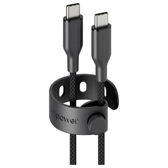 USB-C кабел, 60 W, Racing, 2 m, Space Black, empower