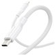 USB-C кабел, 240 W, Racing, 1,2 m, сребристо-бял, empower