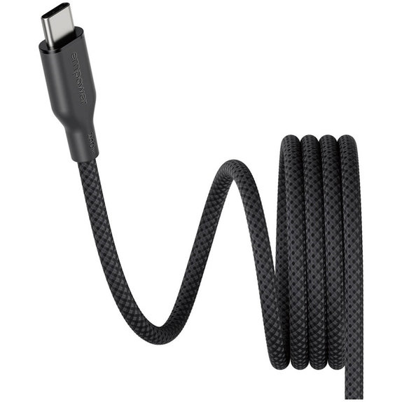 USB-C кабел, 240 W, Magnetic, 1, 5 m, Space Black, empower
