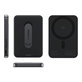 Безжичен PowerBank 5000 mAh с въртяща се стойка, 20 W, съвместим с MagSafe, Qi2/USB-C, Space Black, empower