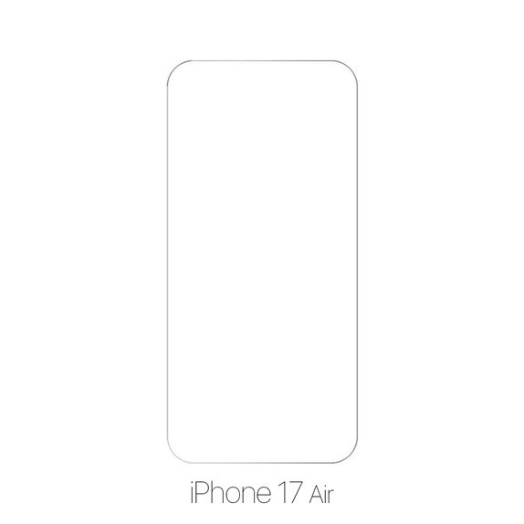Закалено стъкло за iPhone Air, FixPremium
