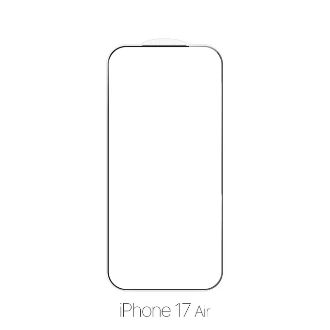 Закалено стъкло за iPhone Air, FullCover Glass, FixPremium