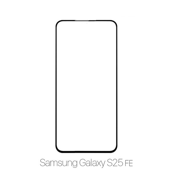 Закалено стъкло за Samsung Galaxy S25 FE, FullCover Glass, FixPremium