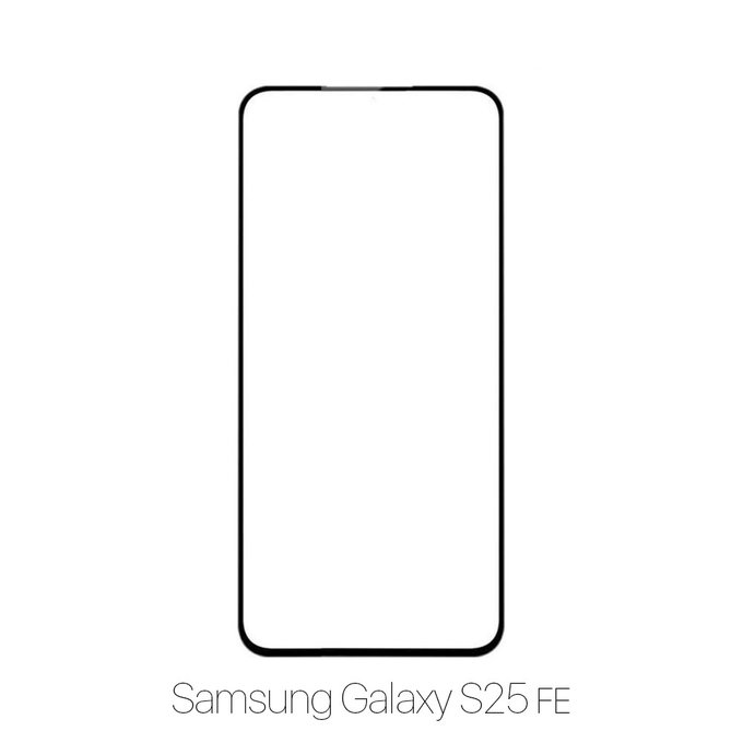 Закалено стъкло за Samsung Galaxy S25 FE, FullCover Glass, FixPremium