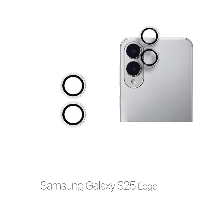 Закалено стъкло за задна камера без рамка за Samsung S25 Edge, FixPremium