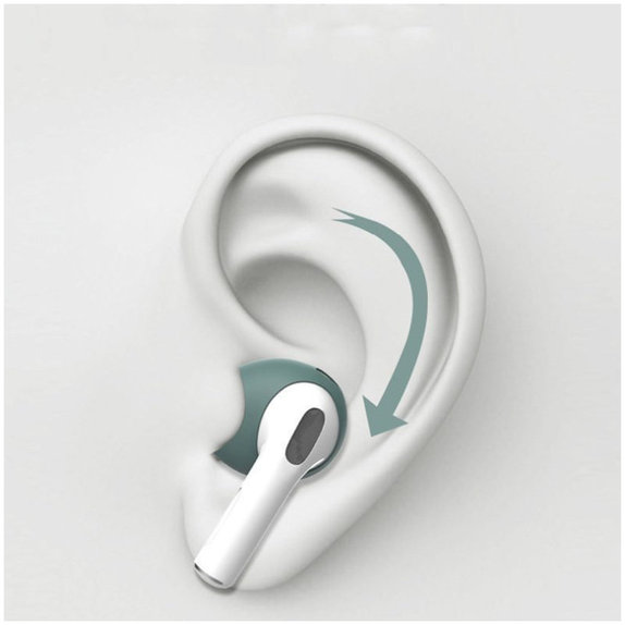 Резервни силиконови тапи за Apple AirPods 3, White
