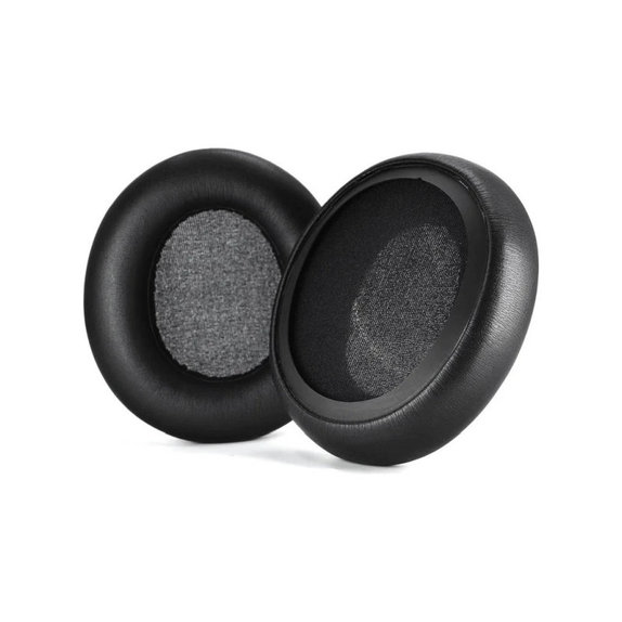 Резервни възглавнички за уши за SteelSeries Arctis Nova 1, 3, 5, 7, 9, Pro Wired, Мемори пяна и PU кожа, Черен, 1 чифт
