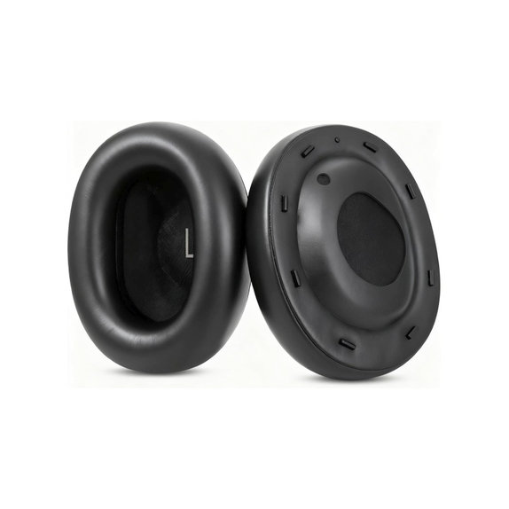 Резервни възглавнички за уши за JBL Tour One M3, Мемори пяна и PU кожа, Черен, 1 чифт