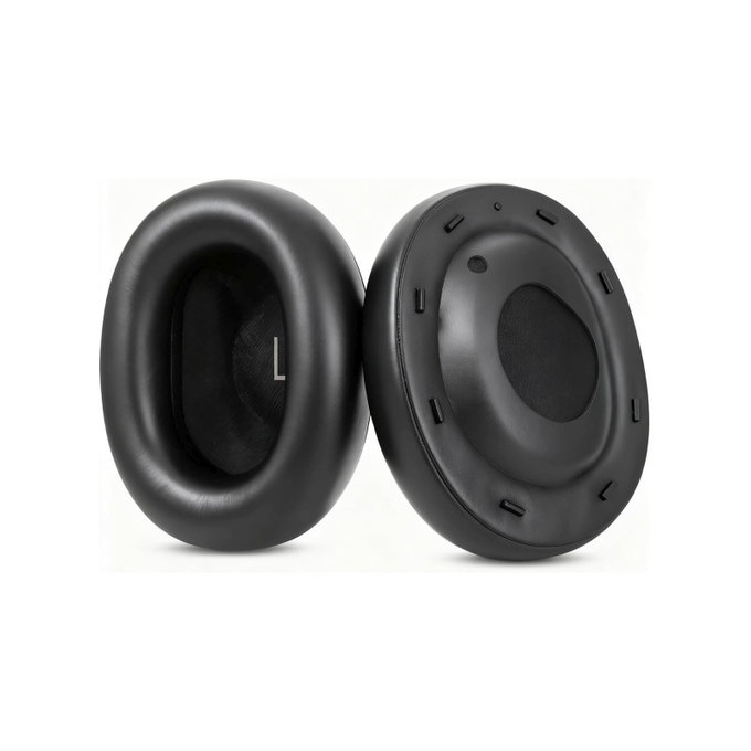 Резервни възглавнички за уши за JBL Tour One M3, Мемори пяна и PU кожа, Черен, 1 чифт