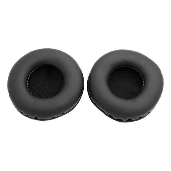 Резервни възглавнички за уши за AKG K518, K518DJ, K81, K518LE, Мемори пяна и PU кожа, Черен, 1 чифт
