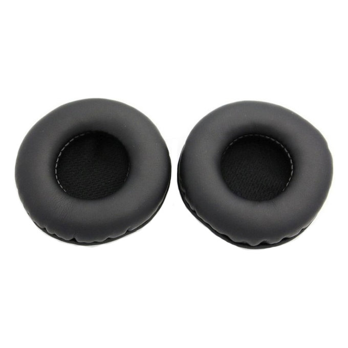 Резервни възглавнички за уши за AKG K518, K518DJ, K81, K518LE, Мемори пяна и PU кожа, Черен, 1 чифт