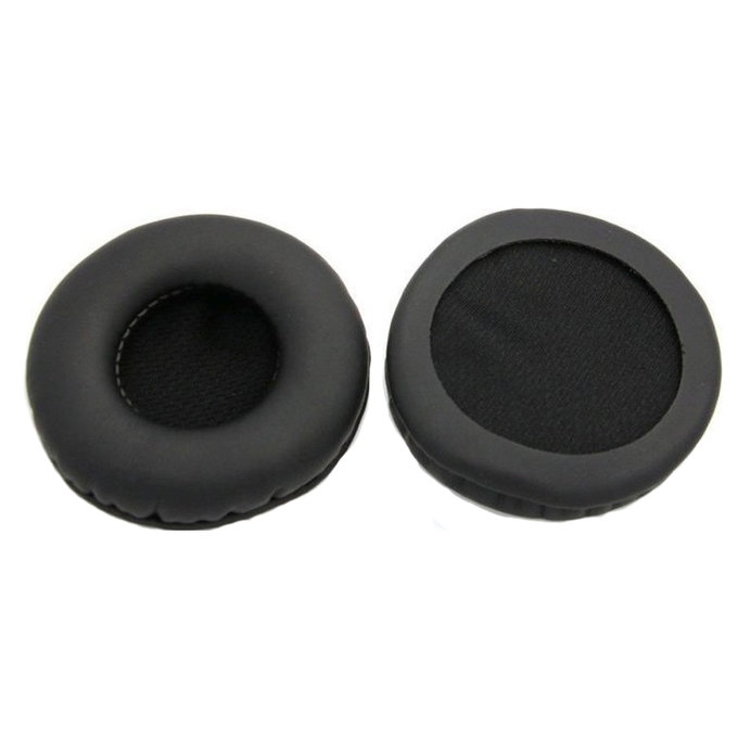 Резервни възглавнички за уши за AKG K518, K518DJ, K81, K518LE, Мемори пяна и PU кожа, Черен, 1 чифт