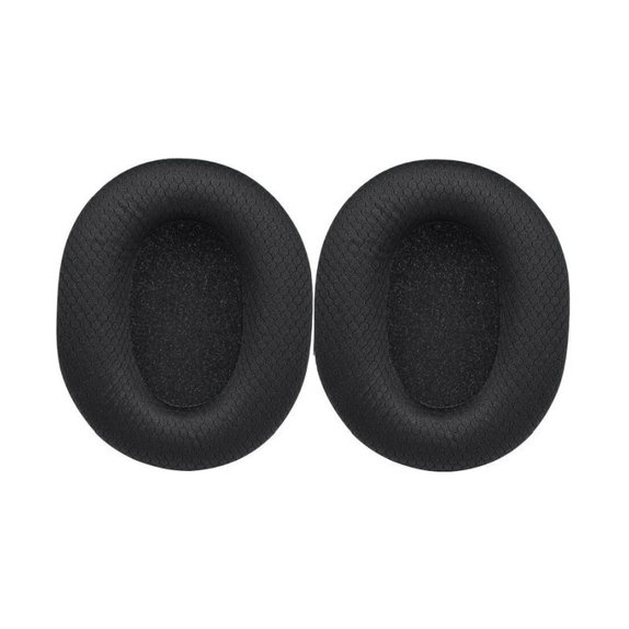 Replacement Ear Pads for Sony MDR-ZX110, Memory foam + PU leather, Black, 1 pair