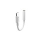Адаптер Smart 3,5mm Jack / USB-C, бял, Devia