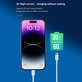 Кабел Lightning / USB-C Smart, PD 27W, 2m, бял, Devia