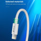 Кабел Lightning / USB-C Smart, PD 27W, 2m, бял, Devia