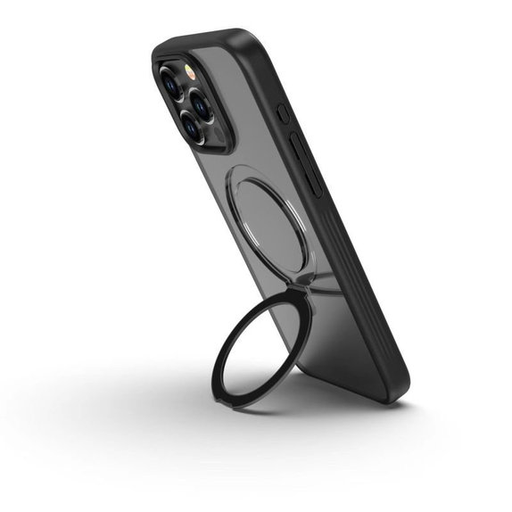 Калъф Delight с MagSafe за iPhone 15 Pro Max, черен, Devia