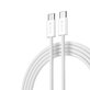 Кабел USB-C / USB-C Smart, PD 60W, 1m, бял, Devia