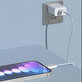 Кабел USB-C / USB-C Smart, PD 60W, 1m, бял, Devia