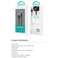 Кабел USB / USB-C Gracious, 2.1A, 2m, черен, Devia