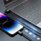Кабел Lightning / USB Gracious, 2,4A, 1m, черен, Devia