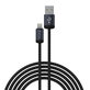 Кабел Lightning / USB Gracious, 2,4A, 2m, черен, Devia