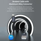 Кабел Lightning / USB Gracious, 2,4A, 2m, черен, Devia