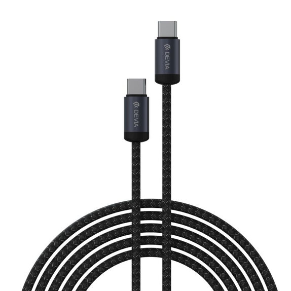 Кабел USB-C / USB-C Gracious, PD 60W, 2m, черен, Devia