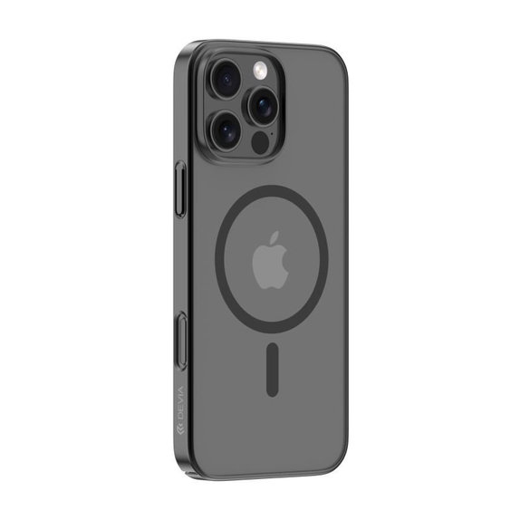 Калъф Glimmer с MagSafe за iPhone 16 Pro, черен, Devia