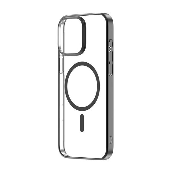 Калъф Glimmer с MagSafe за iPhone 16 Pro, черен, Devia