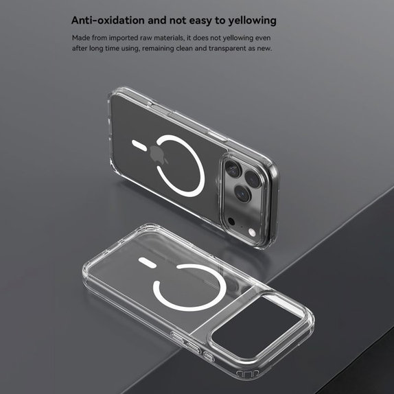 Калъф Clear с MagSafe за iPhone 17, прозрачен, Devia
