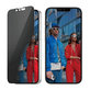 Закалено стъкло UWF Privacy за iPhone 17e/16e/14/13/13 Pro, Черно, PanzerGlass