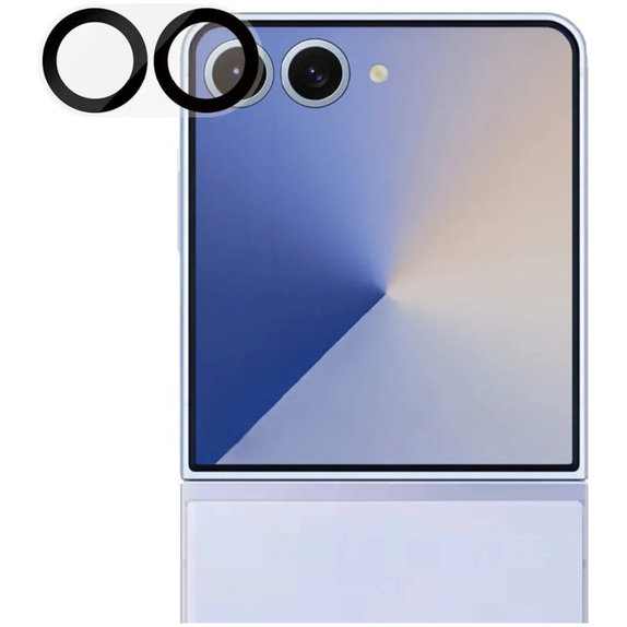 Протектор за обектив на камера PicturePerfect за Samsung Z Flip7, Черно, PanzerGlass