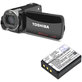 Батерия за Toshiba Camileo X200, X400, 1600mAh, Li-Ion, 3.7V, PA3985, HQ