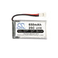 Батерия за Hubsan X4 H107, 650mAh, Li-Pol, 3.7V, H107C-A24, HQ
