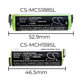 Батерия за Moser Easy Style 1881, 2000mAh, Ni-MH, 1.2V, 1852-7531, HQ