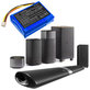 Батерия за Philips Fidelio B5/12, Fidelio HTL9100, Fidelio HTL9300, 2500mAh, Li-Pol, 7.4V, 104050-2S, HQ