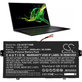Батерия за Acer SF713-51, 2600mAh, Li-Pol, 15.4V, SQU-1605, HQ