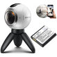 Батерия за Samsung Gear 360, 1300mAh, Li-Ion, 3.85V, EB-BC200ABE, HQ