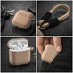 Силиконов калъф за AirPods 1 и 2, Sand Beige