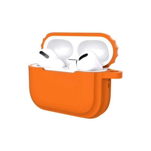 Силиконов калъф за AirPods Pro 2, Оранжево