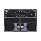 Горен корпус с клавиатура за MacBook Air 13", A3113 (2024), с US клавиатура и батерия, Midnight, 661-40230, Genuine Apple