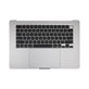 Горен корпус с клавиатура за MacBook Air 15", A3114 (2024), с US клавиатура и батерия, Space Gray, 661-40266, Genuine Apple