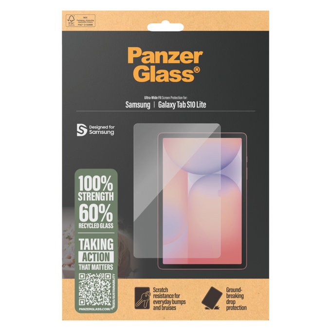 Закалено стъкло UWF за Samsung Galaxy Tab S10 Lite, Прозрачно, PanzerGlass