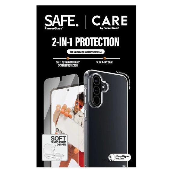 Bundle 2 в 1 с апликатор за Samsung Galaxy A56 5G, PanzerGlass