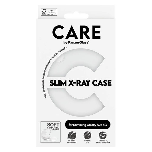 Калъф X-Ray за Samsung Galaxy A26 5G, Прозрачно, PanzerGlass